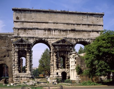 Porta Maggiore, built by Claudius in AD 52 by Roman